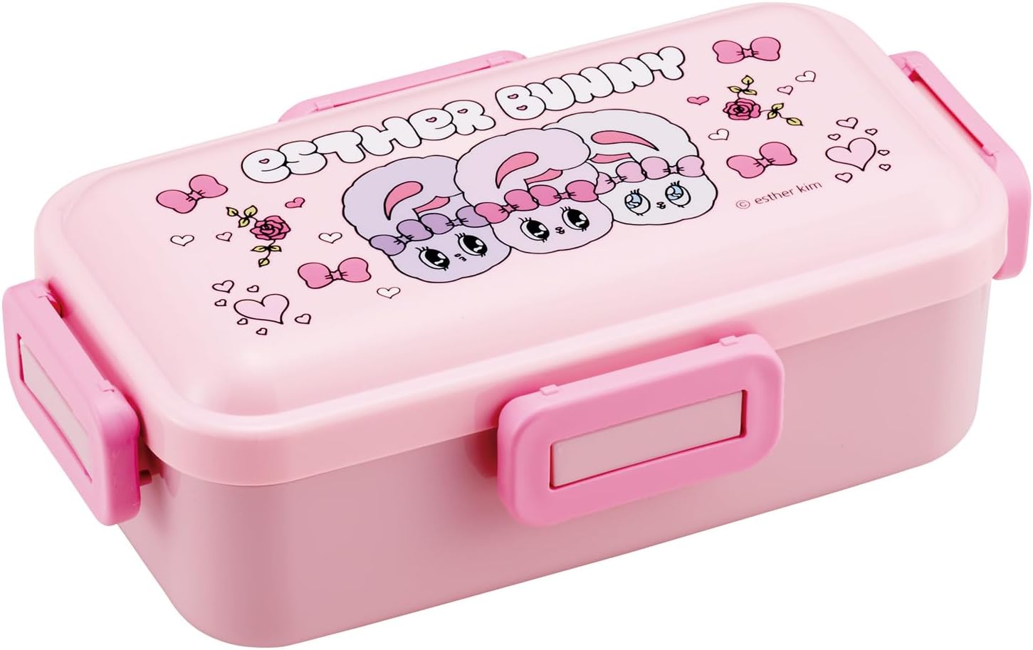 スケーター(Skater) 弁当箱 ふわっと盛れる ランチボックス 1段 530ml 食洗機対応 / レンジ対応 / 日本製 / エスターバニー PFLB6-A