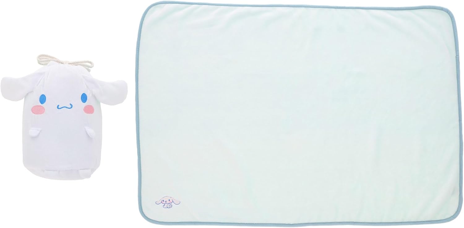 サンリオ シナモロール ふわふわシナモン マスコット巾着付きブランケット