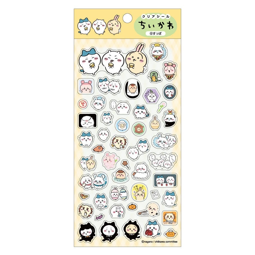 ちいかわ クリアシール（12） 全2種