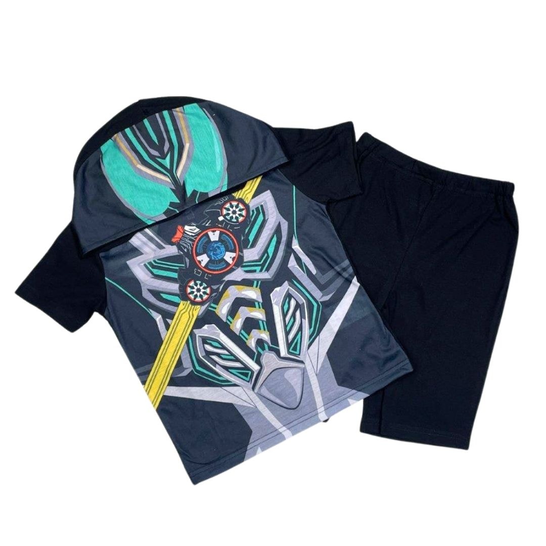 【仮面ライダーゼッツ】なりきりパジャマ 長袖 裏起毛 100／110／120／130｜キッズ ジュニア｜変身／特撮／冬用ルームウェア