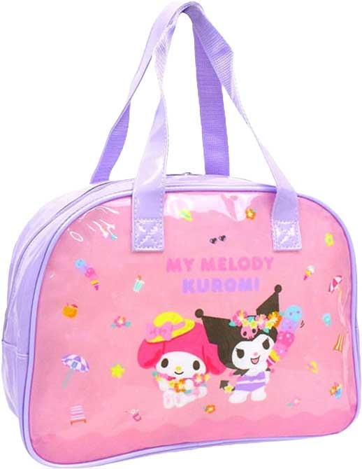 プールバッグ 縫製ボストン マイメロディ＆クロミ