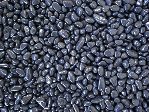 真黒石（黒砂利）1kg　選べる5サイズ(6mm～50mm)