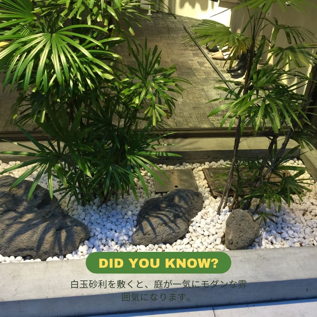 大理石の砂利　白玉砂利（白砂利・白玉石）２０kg袋 ８サイズから選べる