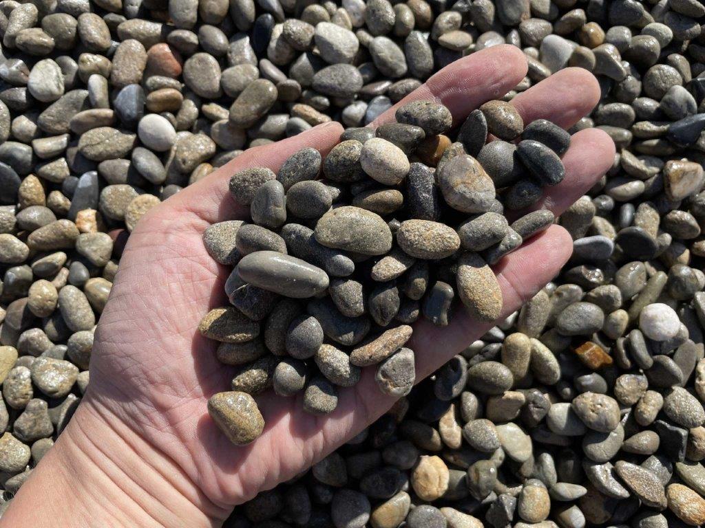 国産・天然みはま(御浜)砂利20kg袋 2分・3分・4分 日本産 Mihama Natural Pebbles (Made in Japan)