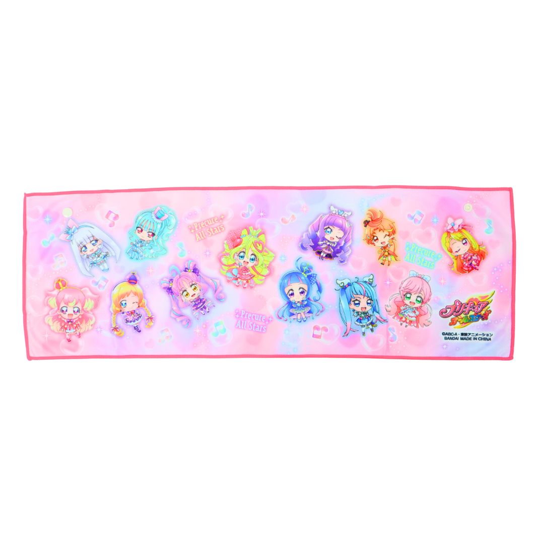 【スーパークールタオル】スーパークールタオル 総柄　アンパンマン　プリキュア