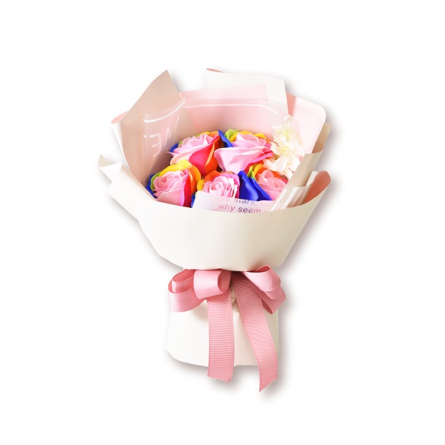 『 選べるカラー ソープフラワー　シャボン　プチ・シエル　ブーケ 』