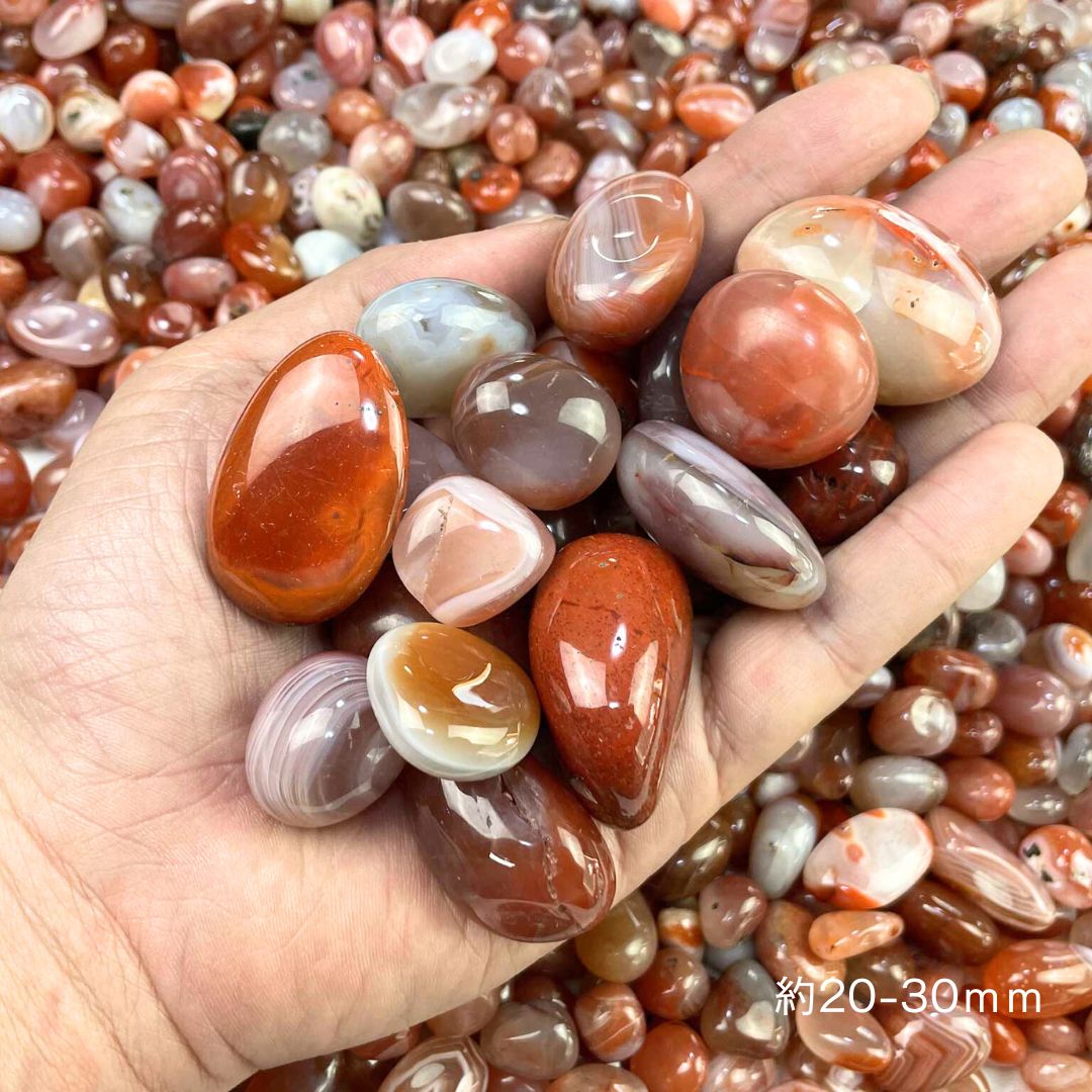 南紅瑪瑙 さざれ石 500g South Red Agate Tumbled Chips 500g天然石・パワーストーン・インテリア・浄化