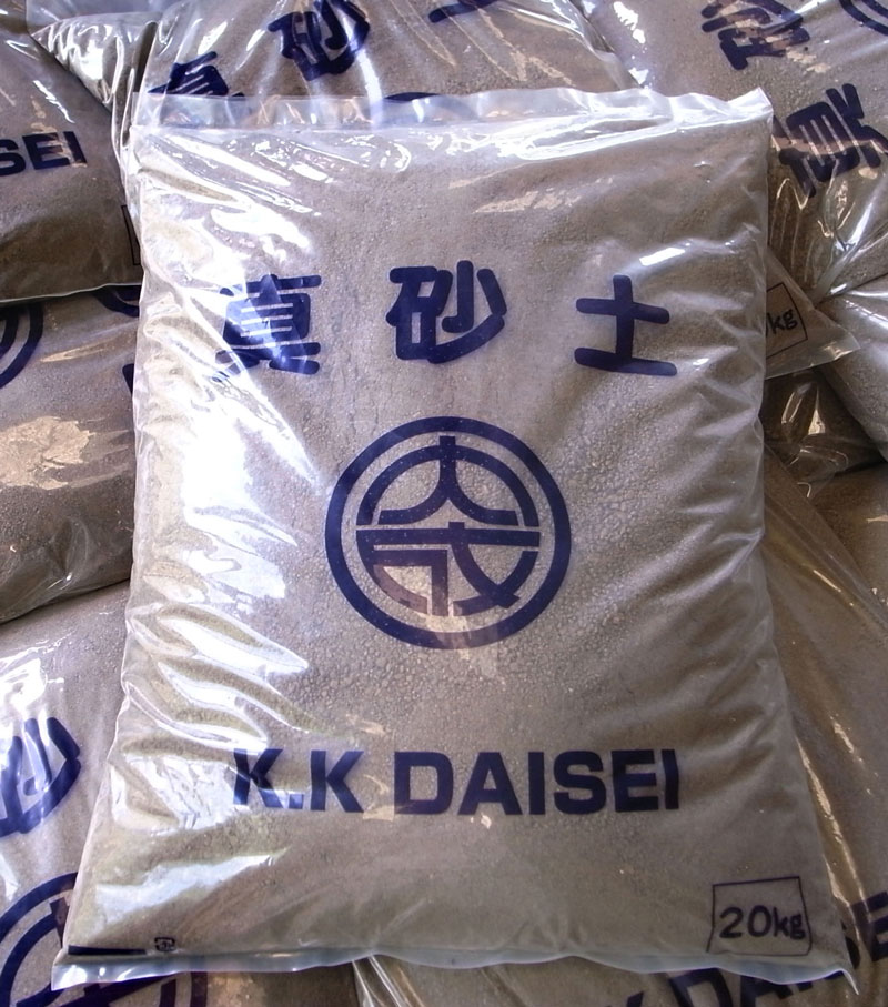安心・安全　(放射線量検査証付）　国産　真砂土　まさ土 まさど まさつち　1000kg (20kg×50袋) 　（3mmまで）　日本産（淡路島産）　細かい！