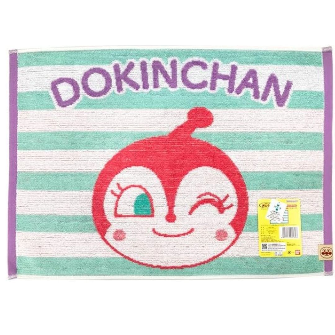 丸眞 アンパンマン バスマット　コキンちゃん・ドキンちゃん・アンパンマン・バイキンマン登場！