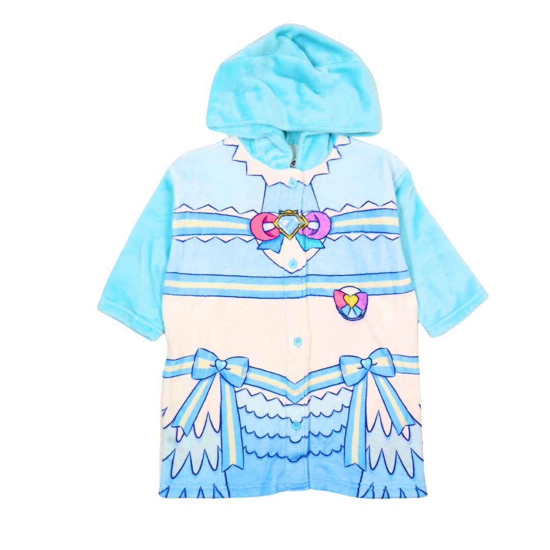 [バンダイ]わんだふる ぷりきゅあ 着る毛布 ミンクフリース 起毛 秋 冬 暖かい 100 110 120 130 子供 服 キッズ 女児 