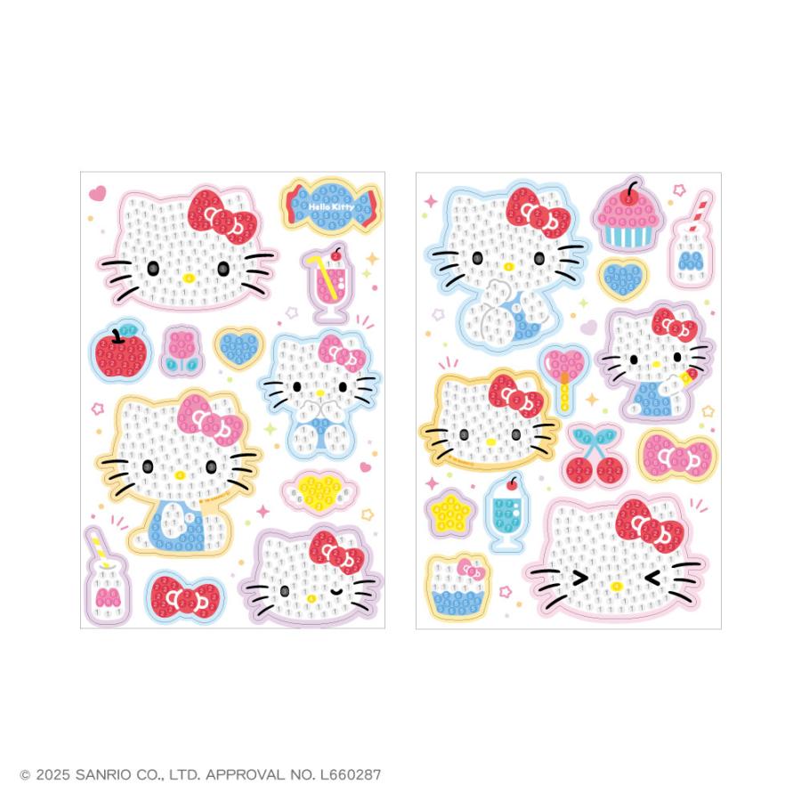サンリオキャラクターズ マシュマロステッカーズ スイートドリーム デコシール シールシート スマホデコ シール交換 小学生 人気シール　選べる3種