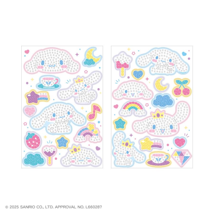 サンリオキャラクターズ マシュマロステッカーズ スイートドリーム デコシール シールシート スマホデコ シール交換 小学生 人気シール　選べる3種