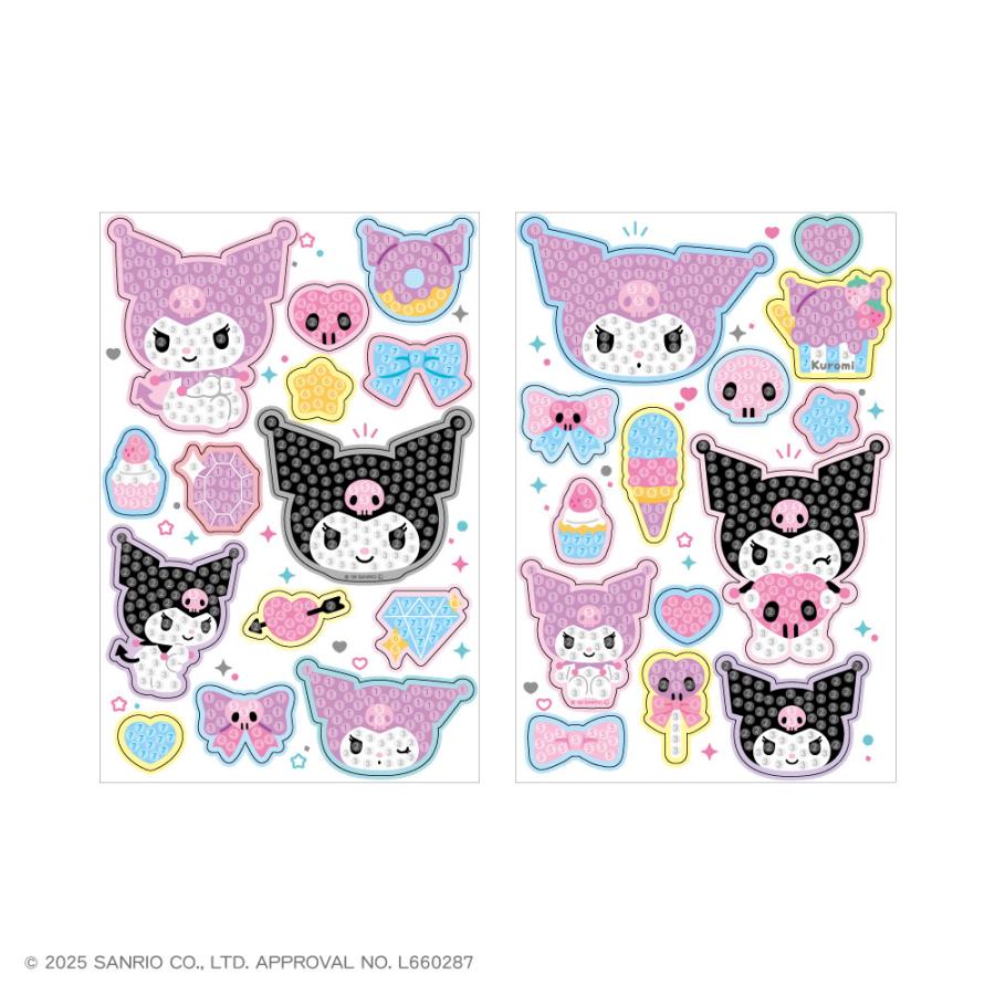サンリオキャラクターズ マシュマロステッカーズ スイートドリーム デコシール シールシート スマホデコ シール交換 小学生 人気シール　選べる3種