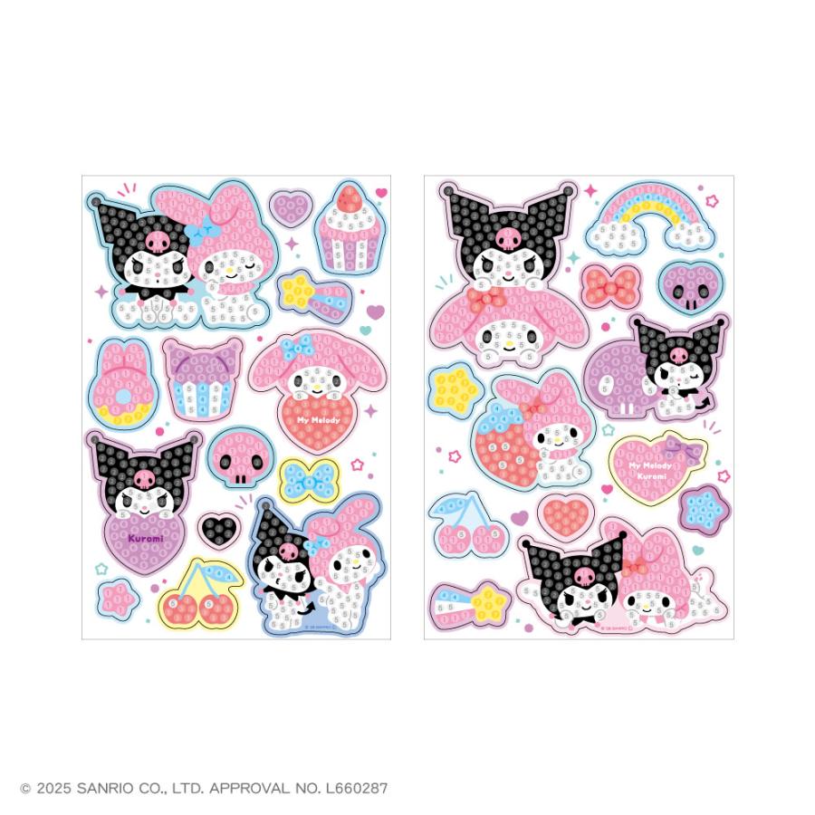 サンリオキャラクターズ マシュマロステッカーズ スイートドリーム デコシール シールシート スマホデコ シール交換 小学生 人気シール　選べる3種