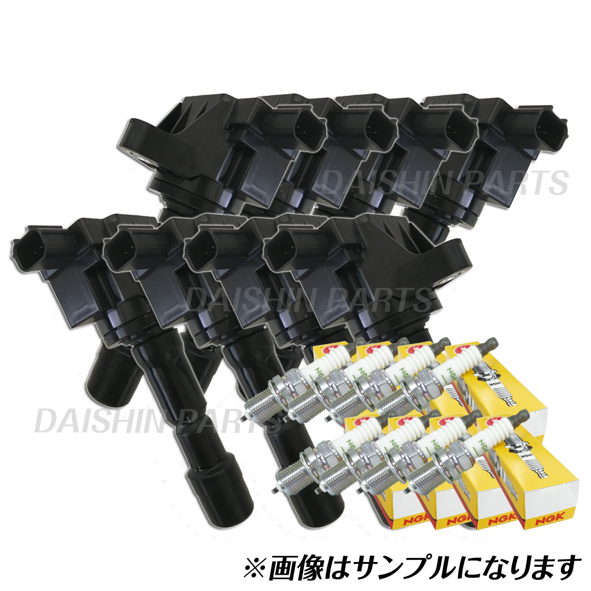 NGKコイル点火コイル＆NGK標準プラグセット フィット GD1 GD2前後8本セット BKR6E-11 U5097-U5098