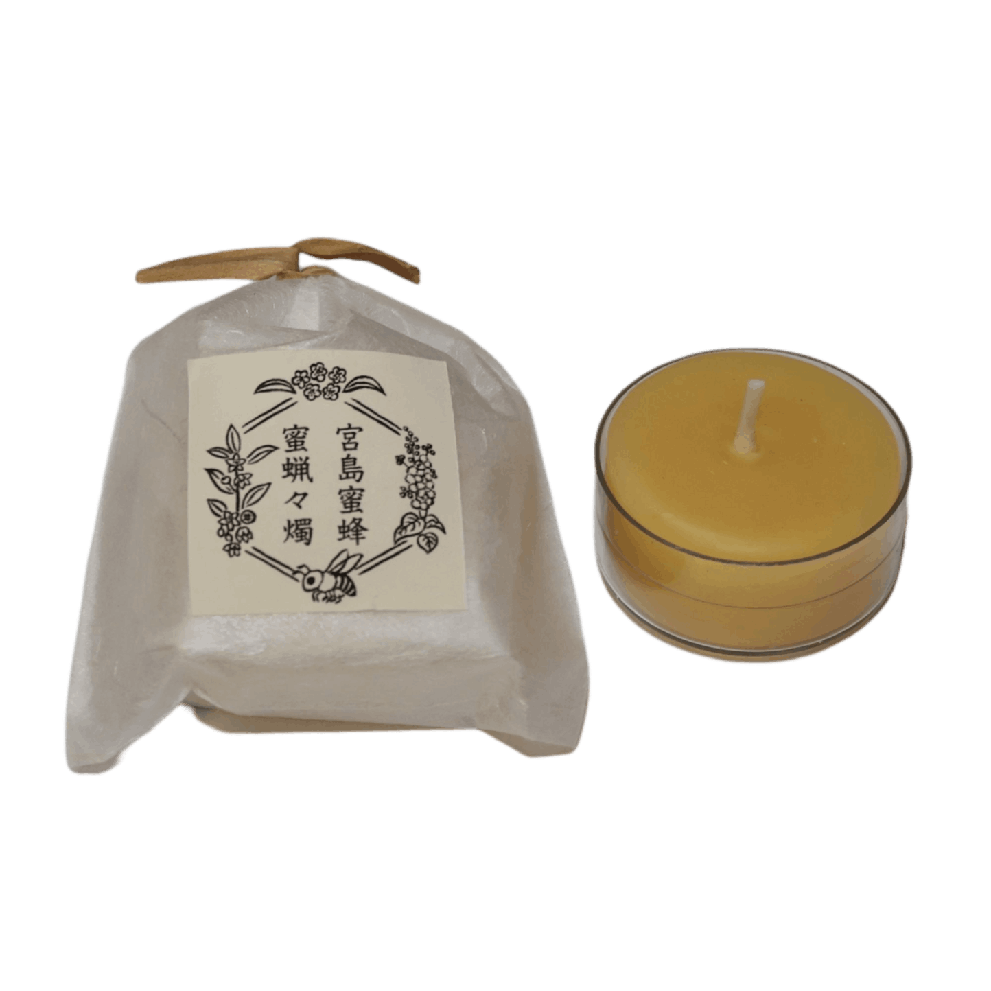 宮島蜜蜂ミツロウキャンドル
