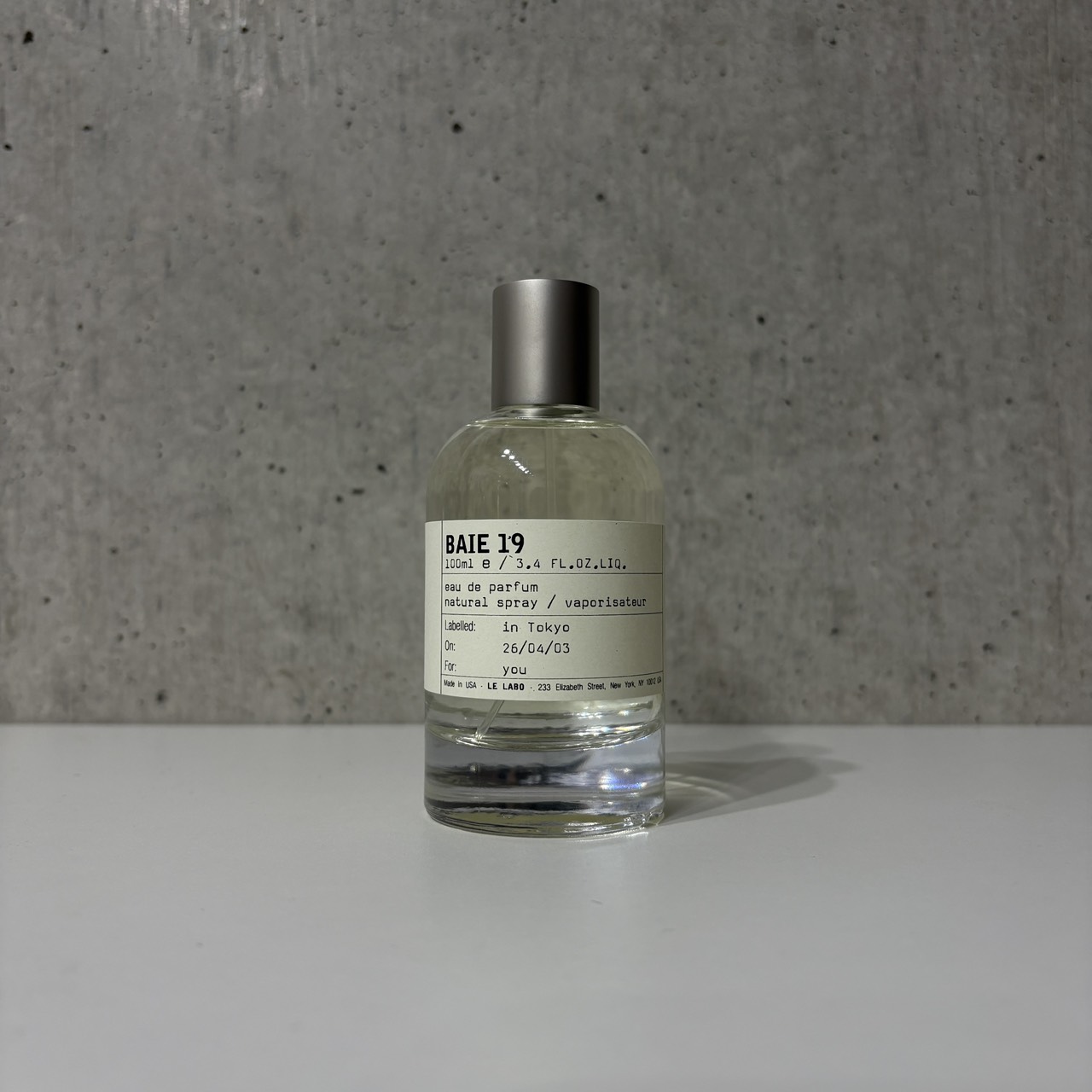 LE LABO ルラボ BAIE 19 ベ 19 オードパルファム 1ml 国内正規品 お