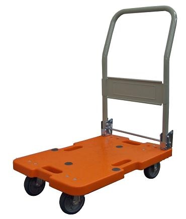 ナンシン LSK-211R 樹脂製ハンドル折りたたみ台車 | 手押し台車