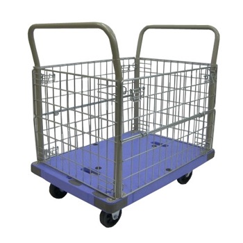 ナンシン サイレントマスター DSK-306 樹脂製ハンドル固定両袖台車