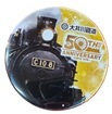 大井川鐵道オリジナル　SL運行50周年記念　缶バッジ