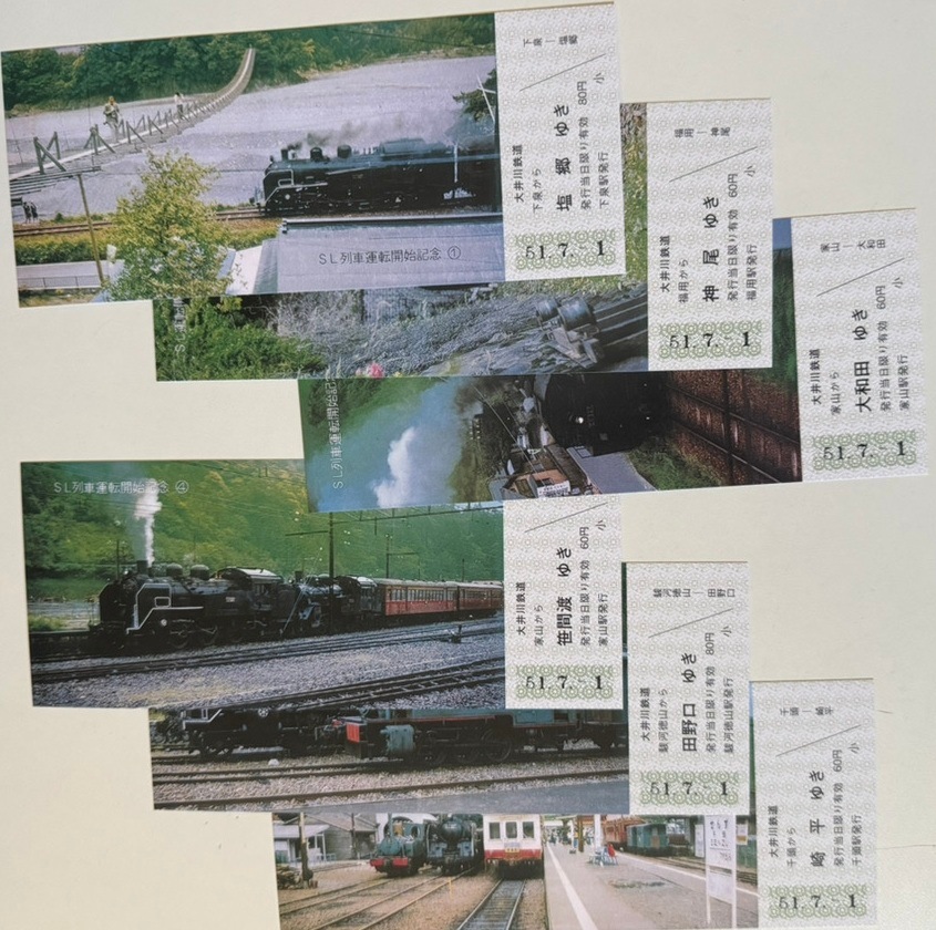 EC限定先行販売開始 大井川鐵道オリジナル SL運行50周年記念 復刻乗車