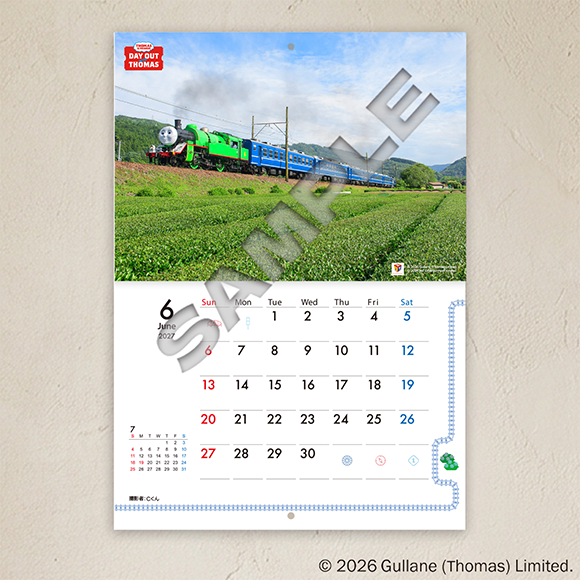 DAY OUT WITH THOMAS限定 2027年中綴じ冊子カレンダー