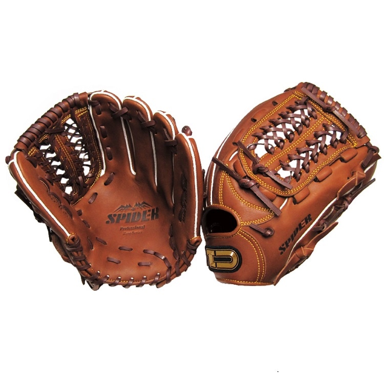 硬式三塁手 オールラウンド用 SPIDER チョコブラウン 右投用