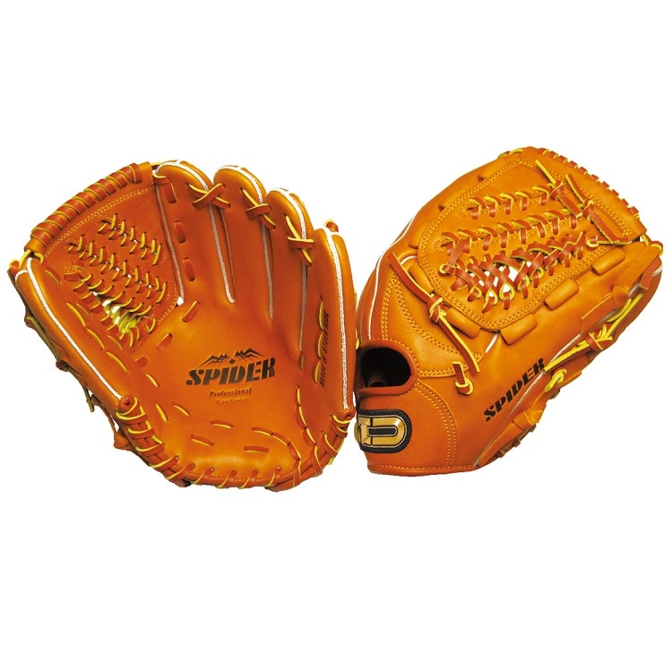硬式投手用グラブ SPIDER  タン 右投用