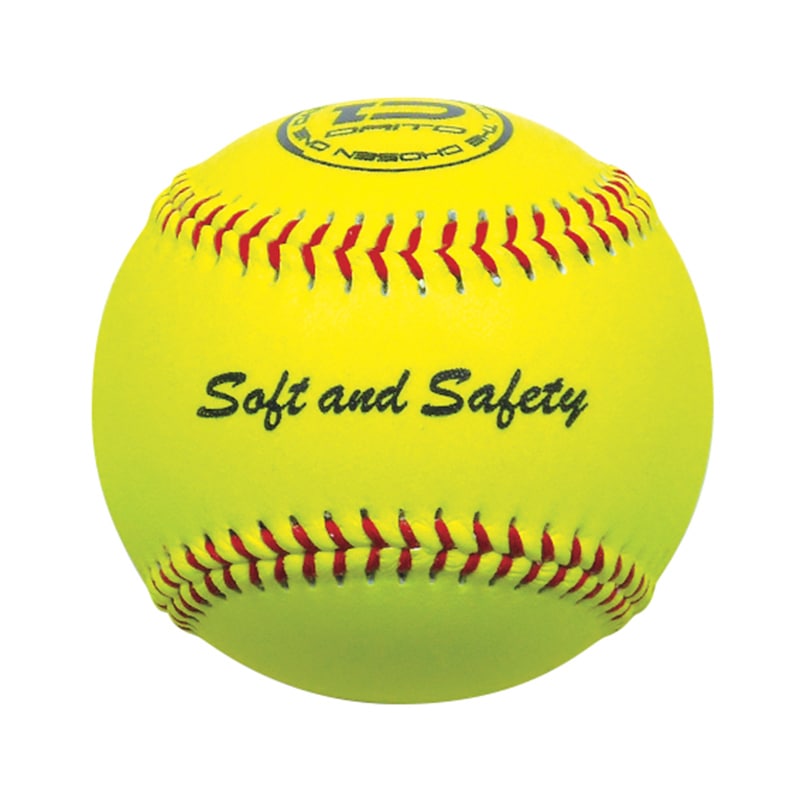 室内用練習球 ソフト＆セーフティー イエロー12球入り