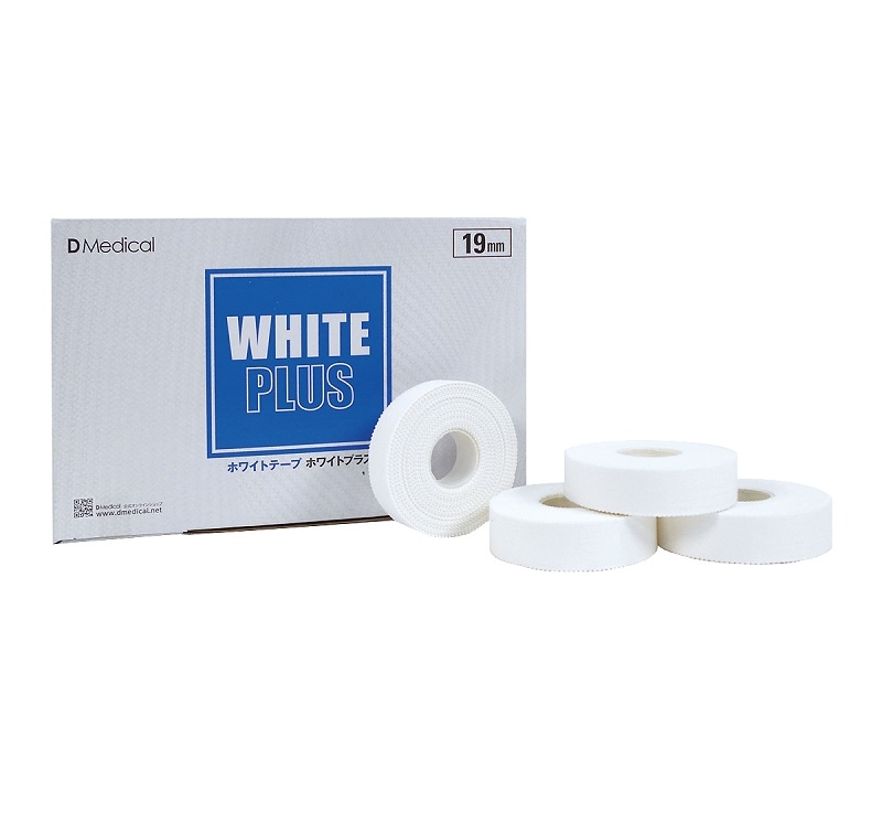 指用テープ ホワイトプラス 19mm幅 18本パック