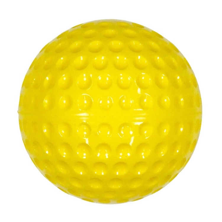 蛍光色薄暮・雨天用ボール 12球入り ソフトボール2号サイズ