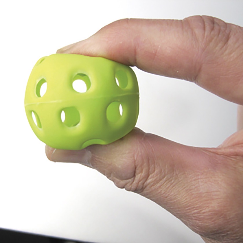 室内練習用球 穴あき 300球入り 専用バッグ付