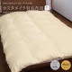 ［カスタメイク羽毛布団］合掛け羽毛布団　ダブルサイズ（190×210cm）　ブルガリア産ホワイトダウン93％　400dp（約730fp）　ロイヤルゴールドラベル　#60サテン超長綿