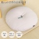 京座布団　円形座布団　小（直径45cm）　麻【わた直入れ●混綿】