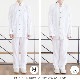 京和晒綿紗×御黒染司 京都紋付 ガーゼパジャマ 2重合わせ 【黒】 男女兼用サイズ ダブルガーゼ 【公式】
