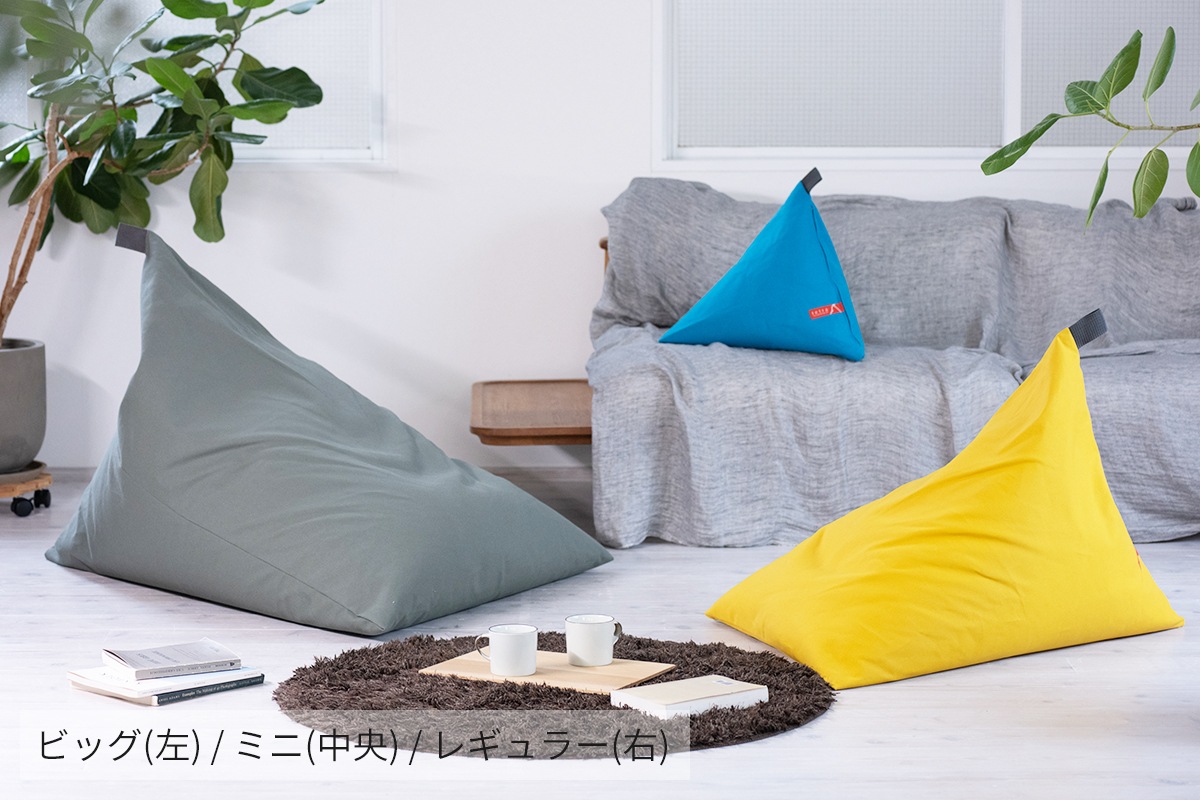 tetra 8号帆布 ビーズクッション レギュラーサイズ　グレー 楽天市場】【公式】 tetra 8号帆布レギュラーサイズ(W70×D88