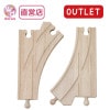 OUTLET　2ウェイ　A-type（木のおもちゃ　汽車レール）