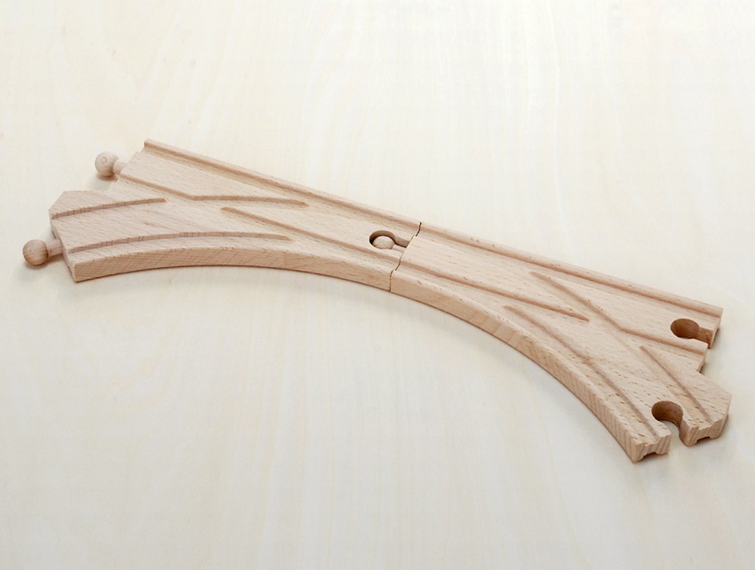 2ウェイ　A-ｔｙｐe　木のおもちゃ（木製汽車レール）