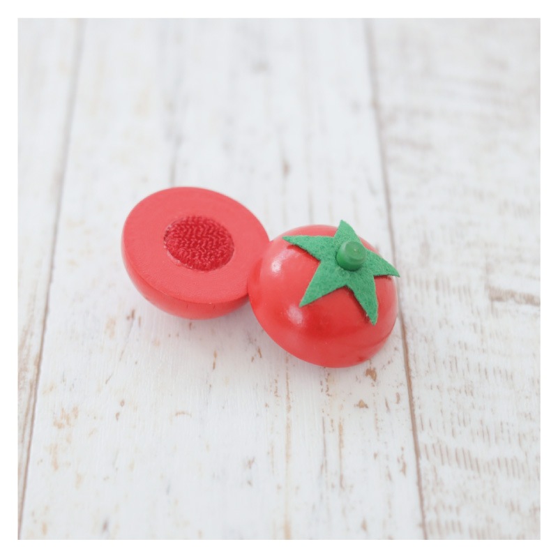 《presentいちご付き》名入れ付き・包丁屋さんAセット　(木のおもちゃ　ままごと)