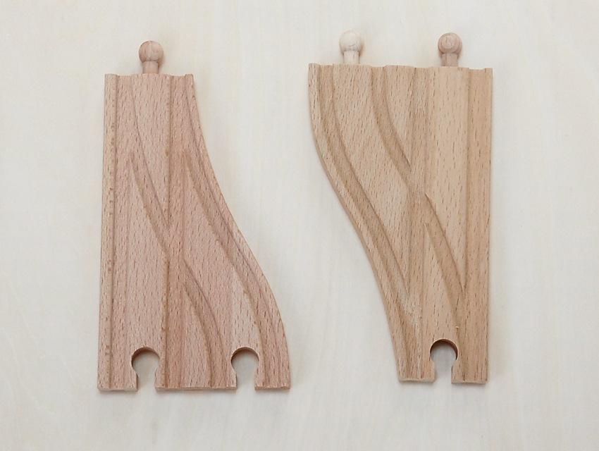 2ウェイ　C-ｔｙｐe　木のおもちゃ（木製汽車レール）