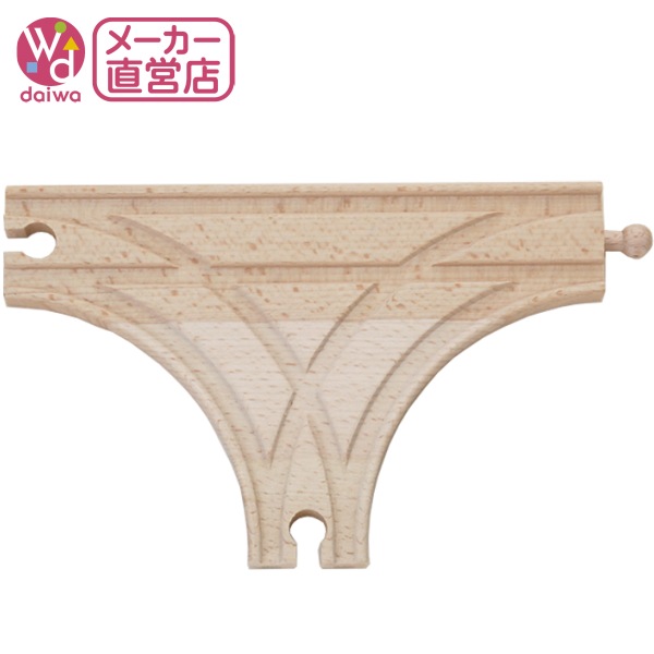 T字路　木のおもちゃ（木製汽車レール）