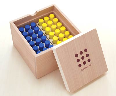 ペグゲームセット・ベーシック　木のおもちゃ（ゲーム）