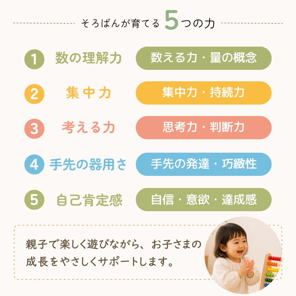 【特別価格】そろばん大《ラッピング不可》【木製おもちゃのだいわ公式店】