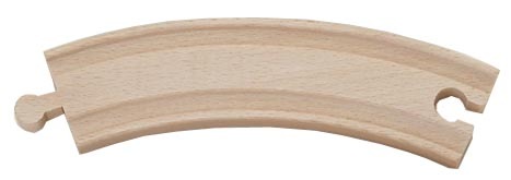 カーブ〈大〉　木のおもちゃ（木製汽車レール）