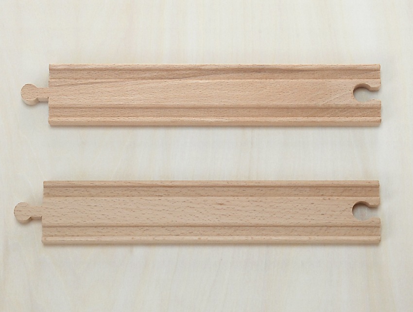 ストレート21.5cm　木のおもちゃ（木製汽車レール）