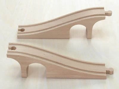 OUTLET トンネル坂(木のおもちゃ 汽車レール)