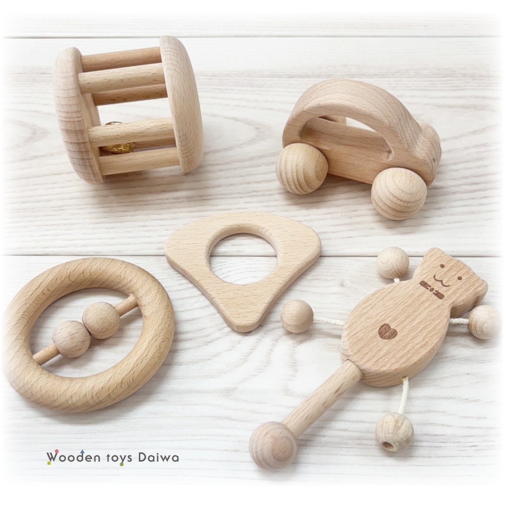 木製おもちゃのだいわ ベビーパック 無垢 《専用BOX*包装不可》 木のおもちゃ(ベビー・赤ちゃん)