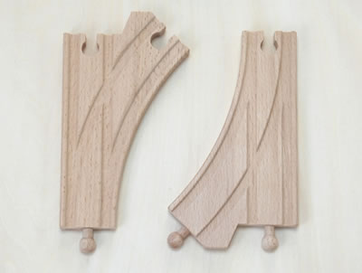 OUTLET　2ウェイ　A-type（木のおもちゃ　汽車レール）