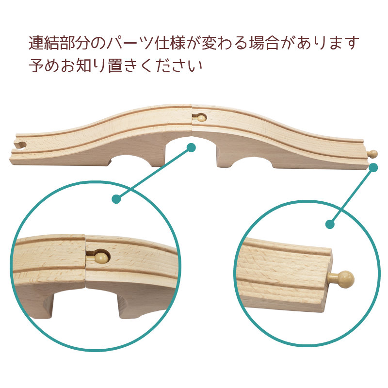 トンネル坂 木のおもちゃ(木製汽車レール)