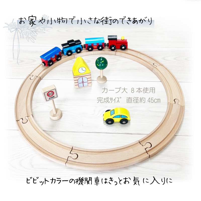 《present郵便車付き》名入れ付き・汽車レールセットスタンダード 《専用BOX*包装不可》